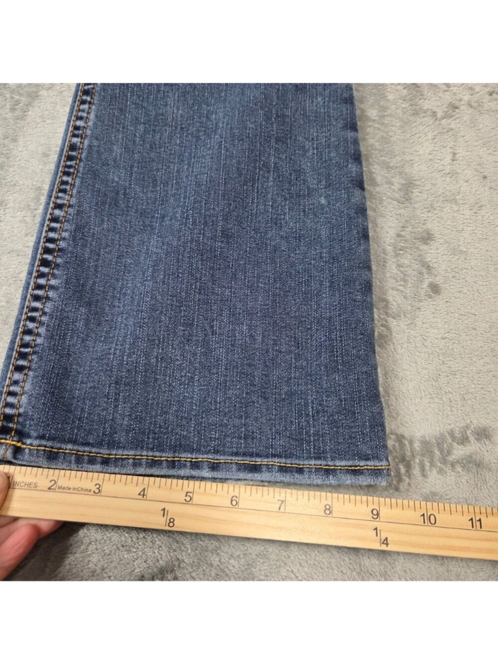 Silver Jeans Womens 28X33 Blue Aiko Bootcut Distressed Western Glove Works - Picture 12 of 12